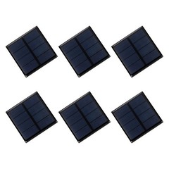 6Pcs 2V 0.32W 160mA Mini Solar Panels, Solar Photovoltaic Power Cells