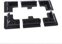 Corner Bracket Solar Panel Roof Drill-Free Mount for RV, Boats, 1 Set