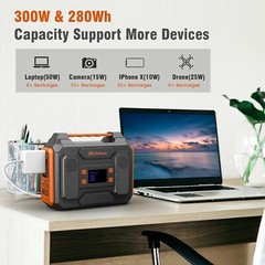 Open Box Portable Power Station 300W Solar Generator 280Wh