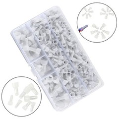 Secure Connection Solutions 200 Pcs Closed End Crimp Connectors in Nylon