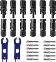 High Capacity Male/Female Solar Connectors – Waterproof & Easy Install
