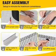 6in X 100ft Solar Panel Bird Guard,Solar Panel roof Protection net 1/2inch Me…