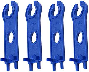 2 Pair Solar Spanner Wrenches for MC4 Connectors, Solar Panel Connector Tool Ass