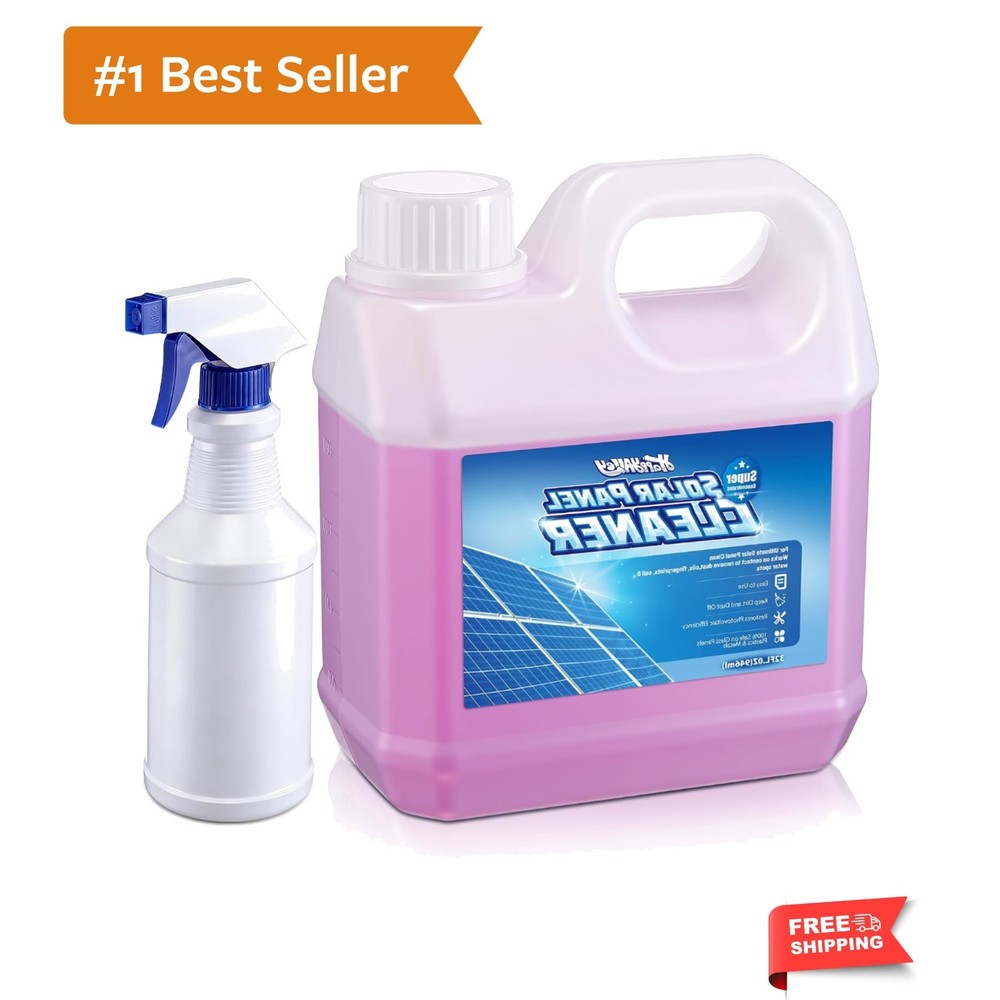 Solar Panel Cleaning Kits with Spray Bottle, Super Concentrated Cleaning Solu…