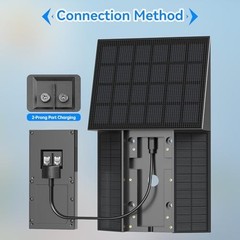 Solar Charger for Video Doorbells – Compatible with Ring 3/3 Plus/4 & Pro