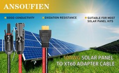 Solar Panel (MC4) to XT60 Portable Power Station Cable