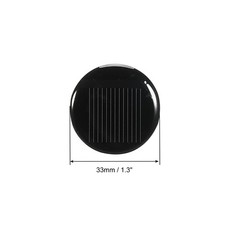 Mini Solar Cell Panel 0.5V 140mA 0.07W 32mm 10pcs