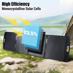 400W 200W Foldable Portable Solar Panel Kit For Power Station Outdoor RV Camping