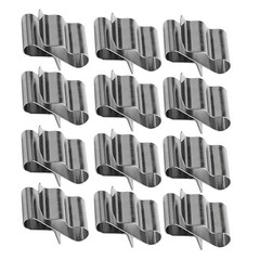 30 Pcs Photovoltaic Wire Clips Stainless Steel Cable Clamps For Solar Panel