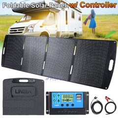 200W Monocrystalline Solar Panel Kit Folding High Conversion Efficiency 23.5%