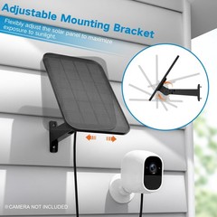 VIRTAVO 3.2W Solar Panel for Security Camera Compatible with Arlo Essential XL,