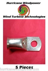 (5 PCS) 4/0 Gauge/AWG 3/8 Inch Tinned Copper Lug Battery Cable Connector