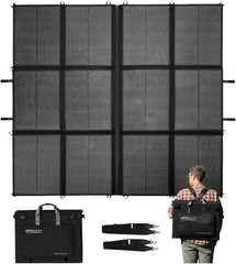 440W Foldable Portable Solar Panel 25% Efficiency 17.2lbs Camping