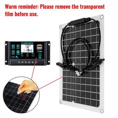 SOECOPO 10000W High-Efficiency Solar Kit Flexible Panels 100A Controller 12V