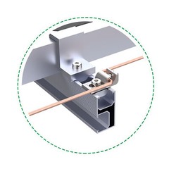 Solar-Panel Solar-Mounting System Ground Grounding Lug Standard Grounding Clips