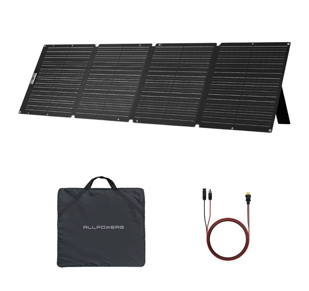 ALLPOWERS Foldable Portable Solar Panel Kit, Carry Bag & Charging Cable