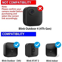 Weather-Resistant Solar Panel for Blink Security Cameras
