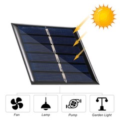 0.3W 3V Mini Solar Panel Polycrystalline Silicon Small Solar Cell DIY PETO
