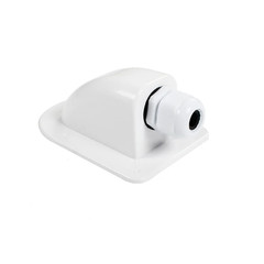 Waterproof ABS Junction Box Solar Panel Roof Sealing Pipe Split Type Double Cabl