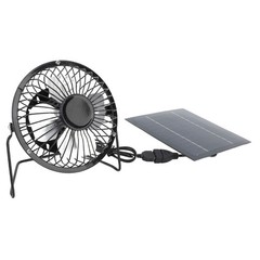 Solar Panel Powered Fan Eco Friendly Cooling For Greenhouse