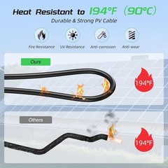 Ultimate 30FT 10AWG Solar Extension Cable – Corrosion Resistant for Outdoor Use