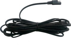 Versatile 16FT SAE Extension with Battery Clamps & LED Indicator for 12V Charge