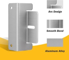 4 Pack Z Brackets for Solar Installation | Lightweight Aluminum & Steel Design
