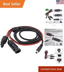 Solar Adapter Male and Female to DC 5.5mm x 2.1mm Male Solar Power Extension …