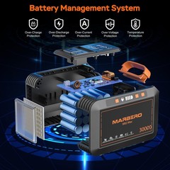 MARBERO Solar Generator 111Wh Portable Power Station with Solar Panel 30W Inc…