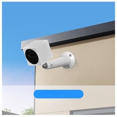 Wall Mountable ABS Plastic Solar Panel Bracket 17×5.6cm for Outdoor Use