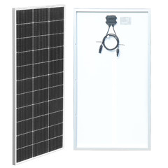 120W Watt Glass Solar Panel Monocrystalline PV Modul for RVs Camping Boat IP68