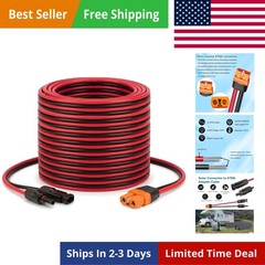 Solar to XT60i Cable 10AWG 30FT Solar Panel to XT60i Adapter Connector XT60i-…