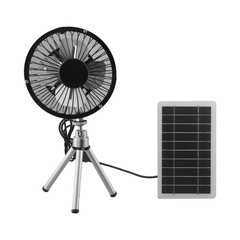 Solar Panel Powered Fan 10W Portable USB Fan Compact and Adjustable Stand