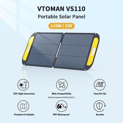 VTOMAN Jump 1500X 1500W/828Wh Portable Power Station with 110W Solar Panel