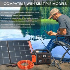 10FT MC4 to 8Mm Adapter Cable for Jackery | Universal Solar Panel Connector and