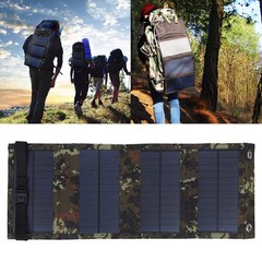 10W 5.5V Foldable Solar Panel Outdoor Emergency Charger Photovoltaic Panel