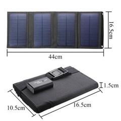 USB Portable Solar Panels Charger Solar Power Bank for Mobile Phone Waterproof