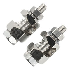 2X Solar Grounding Lug Solar Panel Fasteners Wire Clip Protection Grounding