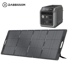 Dabbsson 600L 768Wh 600W Portable Power Station Solar Generator 210W Solar Panel