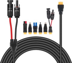 6-in-1 Solar Panel Connector Kit Solar Connector to DC5521 7909 8020 XT60 EC5 So