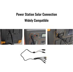 4IN1 Solar Connector Splitter Cable 45A Connector XT60 DC 8mm 5.5mm Adapter