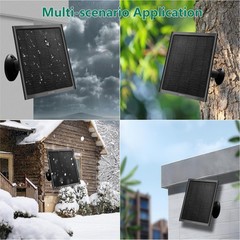 8W Solar Panel for Nest Camera – 2 Pack, Waterproof, Fast Charging, Easy Install