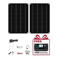 1200W Solar Panel Set – 2 x 600W Concentrator Panels + 100A Controller Outdooryc