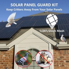 8in X 100ft Critter Guard for Solar Panels, 1/2inch PVC Coated Solar Panel Gu…