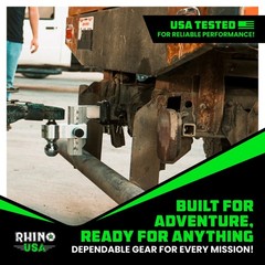 Rhino USA Hitch Tightener Anti Rattle Clamp for 2in Hitches Heavy Duty Steel