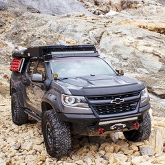 Keep Lensun 85W(25+30+25) Hood Flexible Solar Panel for Chevrolet Colorado ZR2