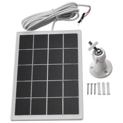 1Pack 5W Charging Solar Panel For Ring Doorbell 3,3+,4,Battery Doorbell Plus