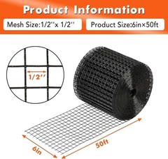 6in x 50ft Solar Panel Bird Guard & Critter Guard Mesh Kit, Solar Panel Bird …