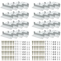 32 Solar Panel Z Brackets – Lightweight Aluminum, Corrosion-Resistant Mounting f
