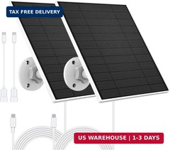 Solar Panel for Eufy Outdoor Camera, 5W Solar Panel Charger Compatible with Eufy